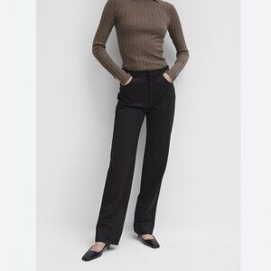 Toteme Black Troia Trousers, Size Small